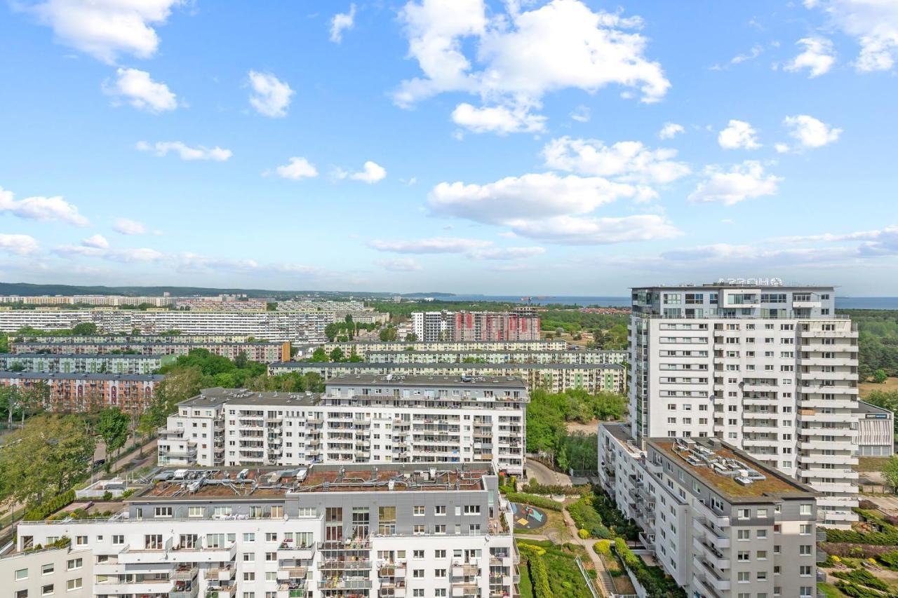 Top Floor Z Widokiem Na Morze By Downtown Apartments Danzig Exterior foto