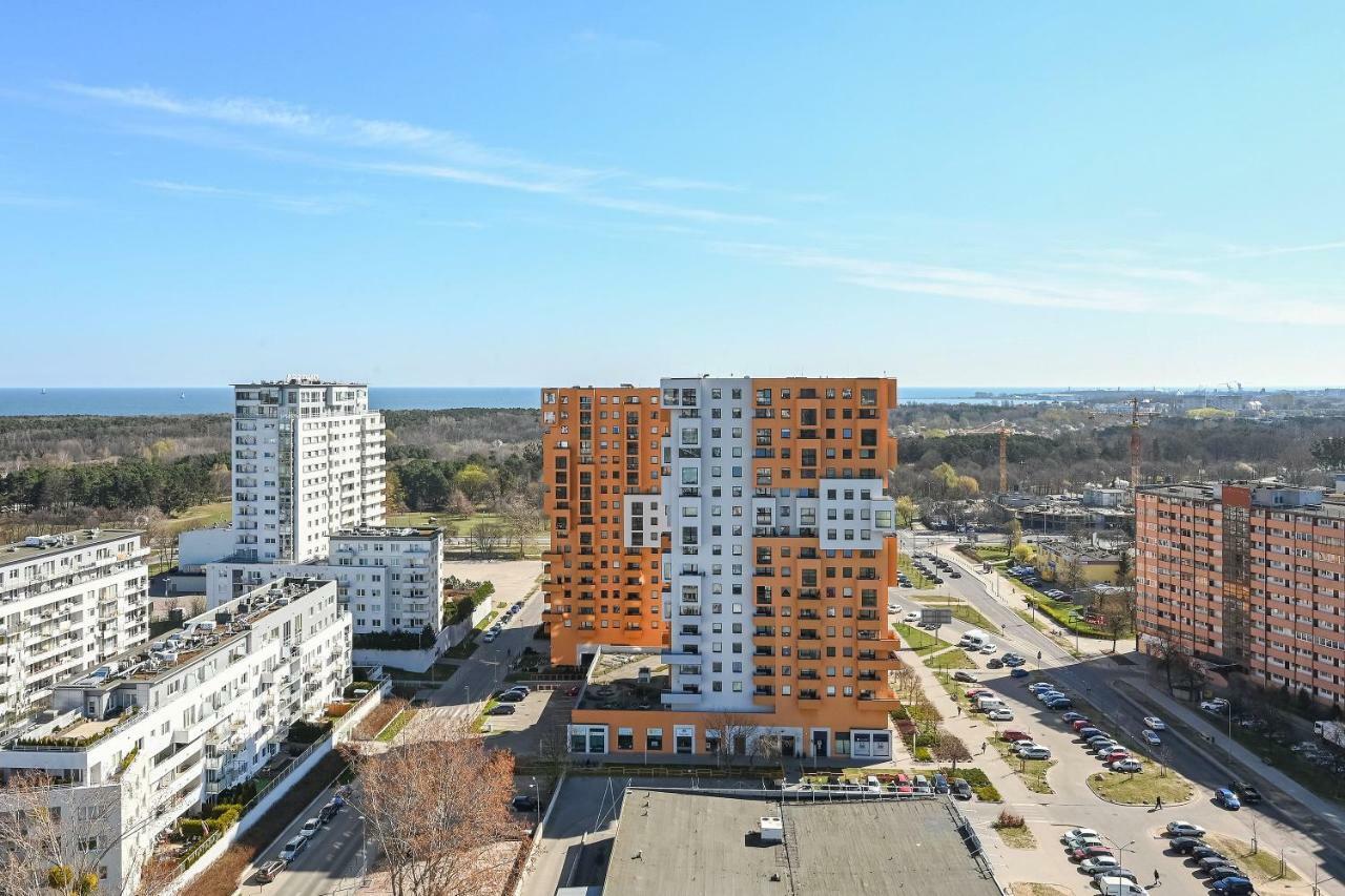 Top Floor Z Widokiem Na Morze By Downtown Apartments Danzig Exterior foto